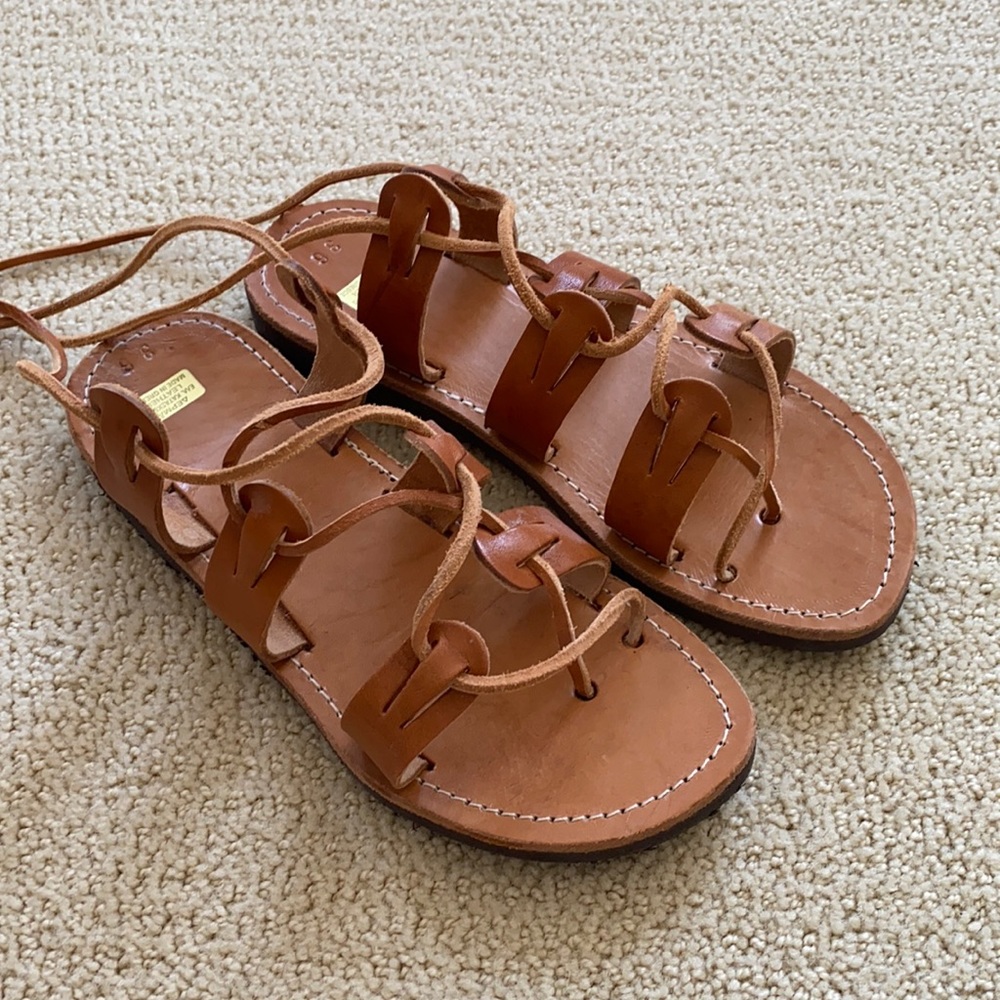 Greek Sandals Size 36 (6-6.5)